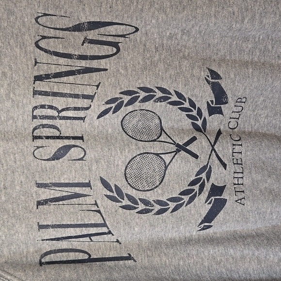 Evereve | Gray "Palm Springs" Graphic Sweatshirt Size XS - Picture 5 of 10